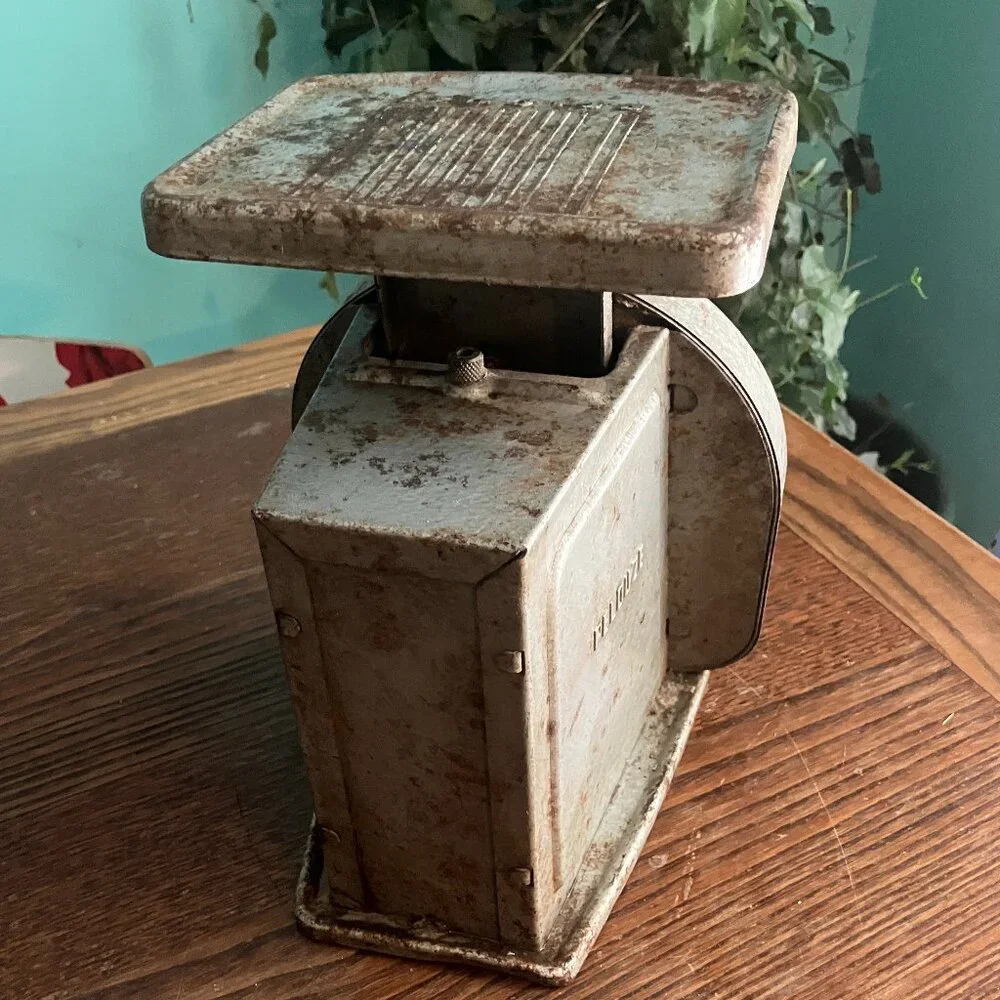 ✨ Vintage Pelouze Model Y-5 Postal Scale – Industrial Farmhouse Decor! ✨